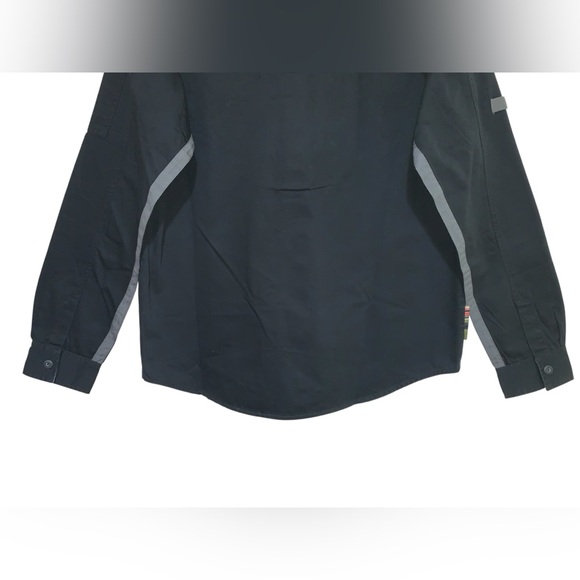 -NWT-Rare Vintage Triple Five Soul Utility Button Down Men's Shirt Black Size XL - Picture 11 of 14